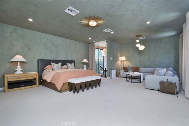 Bedroom, Interior, Recessed Lighting