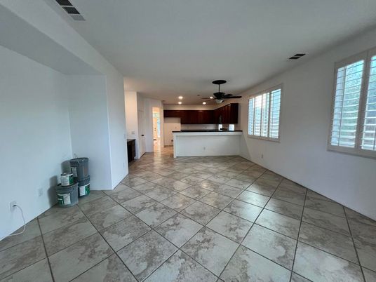 Empty room, Interior, Kitchen, Recessed Lighting