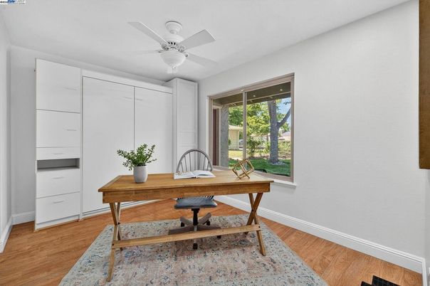 Home Office, Interior, Wood Texture Flooring