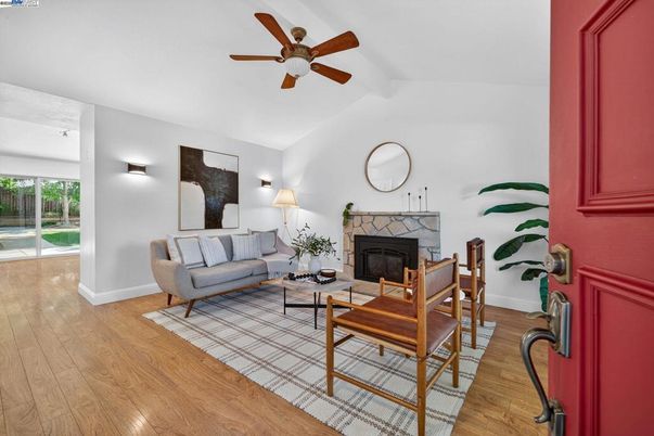 Fireplace, Interior, Living room, Wood Texture Flooring