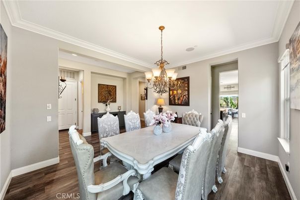 Dining room, Interior, Wood Texture Flooring