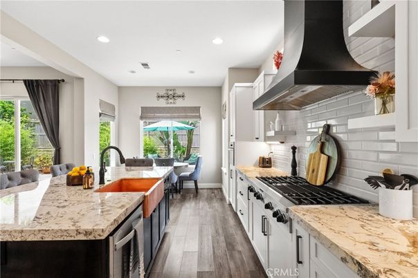 Fireplace, Interior, Recessed Lighting, Wood Texture Flooring