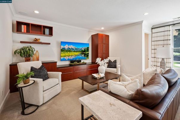 Interior, Living room, Recessed Lighting