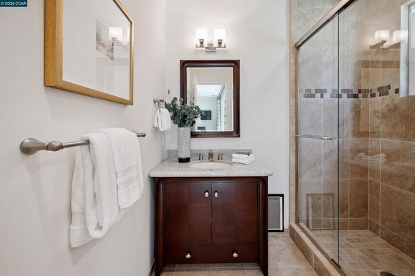 Bathroom, Glass Shower, Interior