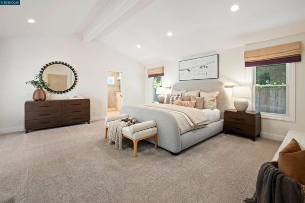 Bedroom, Interior, Recessed Lighting