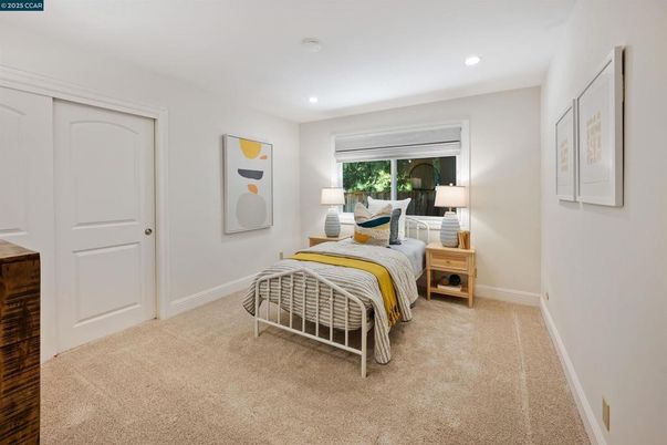 Bedroom, Interior, Recessed Lighting