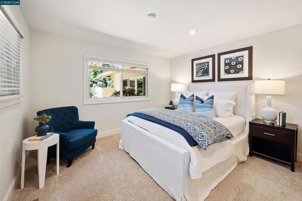 Bedroom, Interior, Recessed Lighting