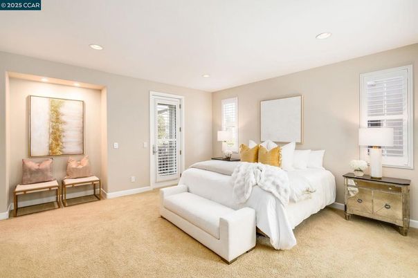 Bedroom, Interior, Recessed Lighting