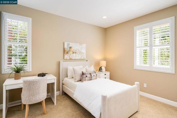 Bedroom, Home Office, Interior, Recessed Lighting