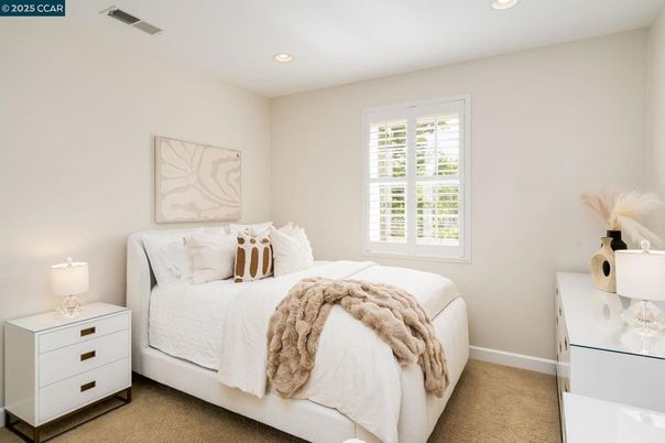 Bedroom, Interior, Recessed Lighting