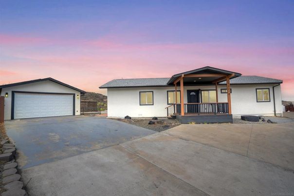 Detached Garage, Exterior, Facade, Ranch