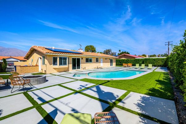 Backyard, Exterior, Pool, Solar Panels
