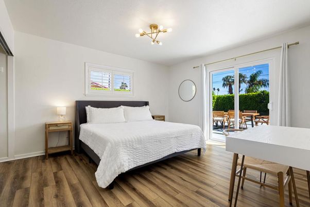 Bedroom, Interior, Wood Texture Flooring