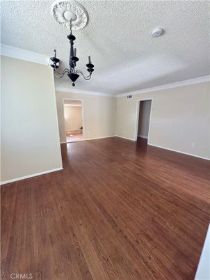 Chandelier, Empty room, Interior, Wood Texture Flooring