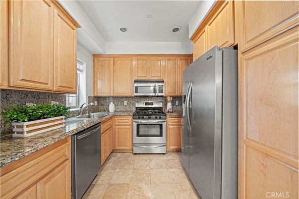Interior, Kitchen, Recessed Lighting, Stainless Steel Appliances