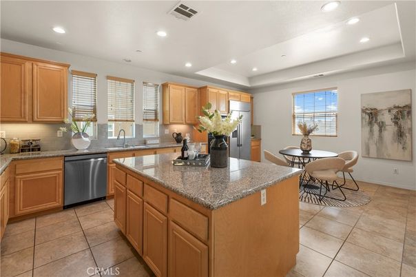 Dining room, Interior, Kitchen, Recessed Lighting, Stainless Steel Appliances