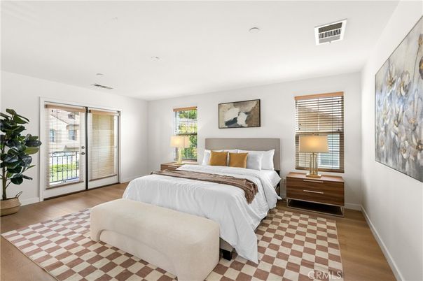 Bedroom, Interior, Wood Texture Flooring