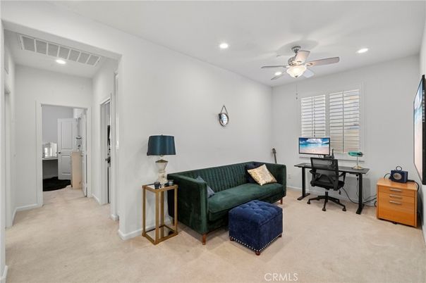 Home Office, Interior, Recessed Lighting