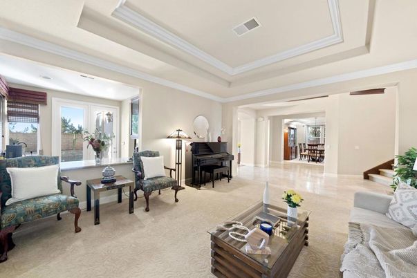 Interior, Living room, Piano