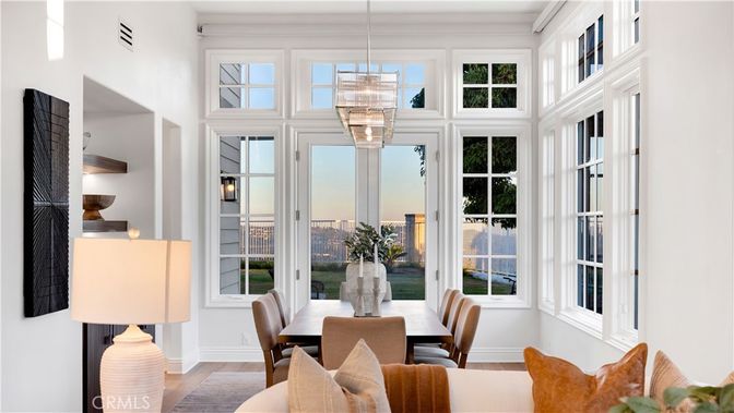 Dining room, Interior, Pendant Lights