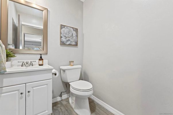 Bathroom, Interior, Wood Texture Flooring