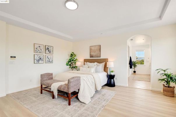 Bedroom, Interior, Wood Texture Flooring