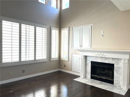 Fireplace, Interior, Wood Texture Flooring