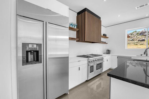 Interior, Kitchen, Recessed Lighting, Stainless Steel Appliances