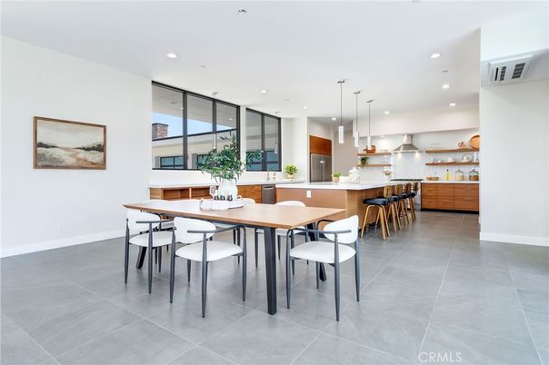 Dining room, Interior, Kitchen, Pendant Lights, Recessed Lighting