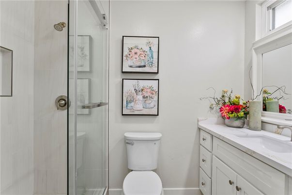 Bathroom, Glass Shower, Interior