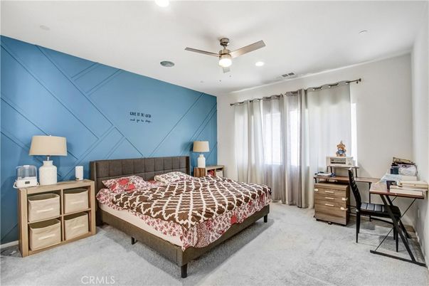 Bedroom, Home Office, Interior, Recessed Lighting