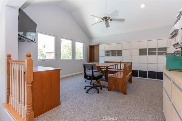 Home Office, Interior, Recessed Lighting