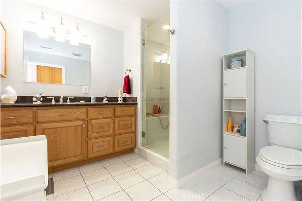 Bathroom, Dual Sink Vanities, Glass Shower, Interior