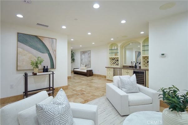 Interior, Living room, Recessed Lighting
