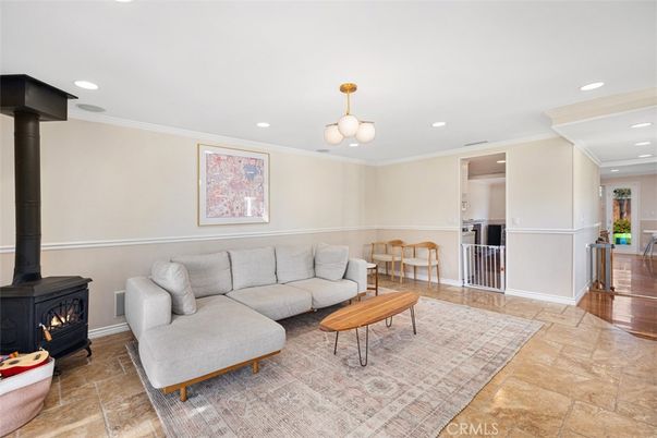 Fireplace, Interior, Living room, Pendant Lights, Recessed Lighting