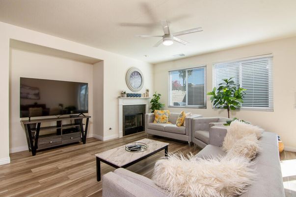 Fireplace, Interior, Living room, Wood Texture Flooring