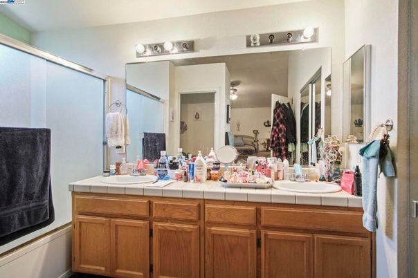 Bathroom, Glass Shower, Interior, Tile Countertops