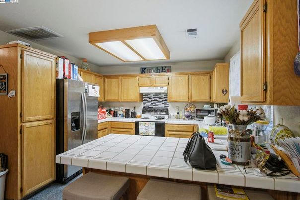 Interior, Kitchen, Tile Countertops