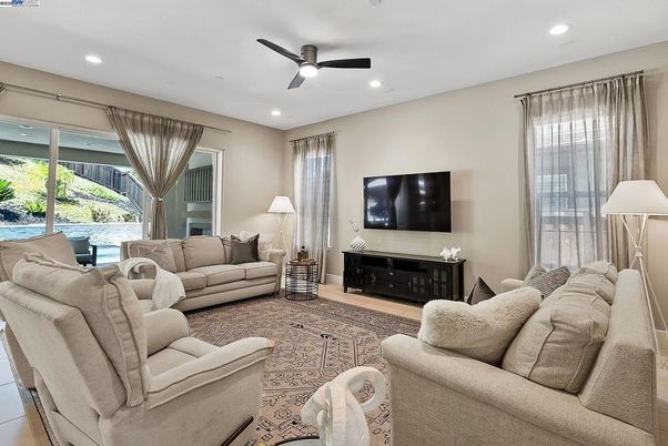 Interior, Living room, Recessed Lighting