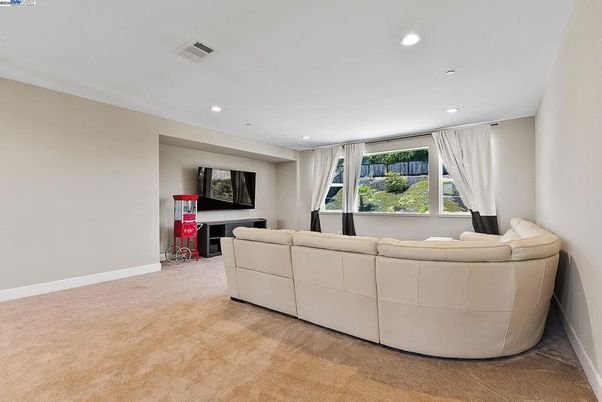 Interior, Living room, Recessed Lighting