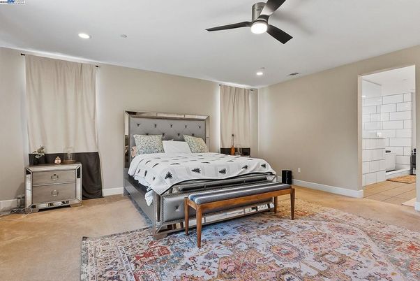 Bedroom, Interior, Recessed Lighting