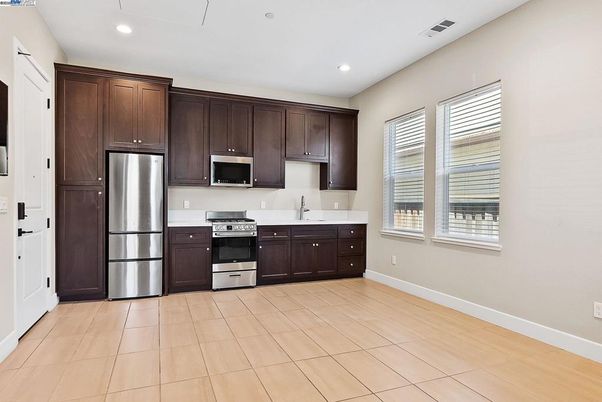 Interior, Kitchen, Recessed Lighting, Stainless Steel Appliances