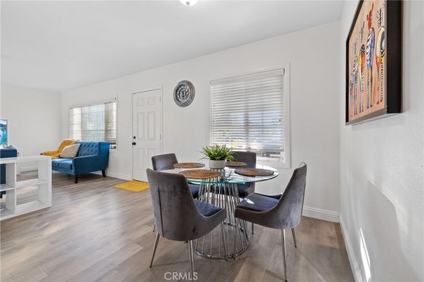 Dining room, Interior, Wood Texture Flooring