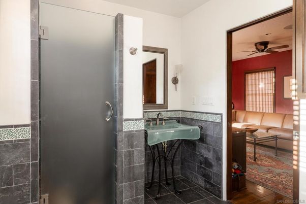 Bathroom, Interior, Wood Texture Flooring