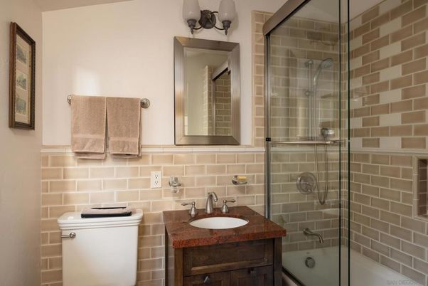 Bathroom, Glass Shower, Interior