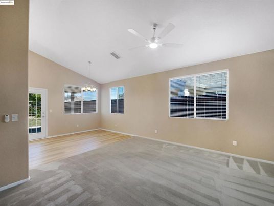 Chandelier, Empty room, Interior, Wood Texture Flooring