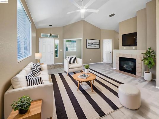 Fireplace, Interior, Living room, Pendant Lights