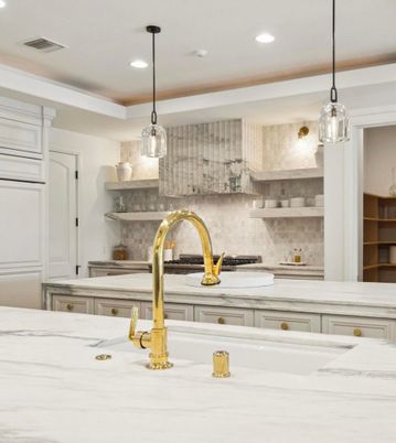 Interior, Kitchen, Pendant Lights, Recessed Lighting