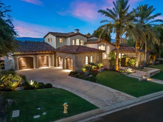 Attached, Backyard, Exterior, Facade, Mediterranean