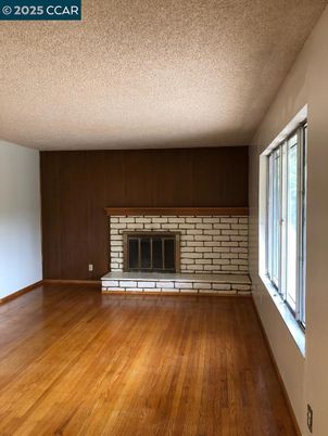 Empty room, Fireplace, Interior, Wood Texture Flooring
